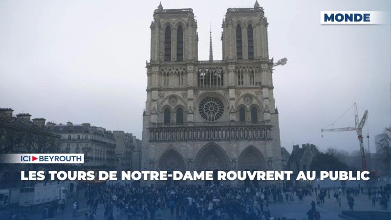 Paris: les emblématiques tours de Notre-Dame accessibles au public dès samedi