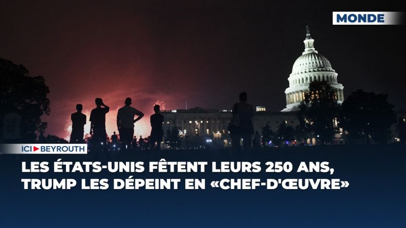 Les États-Unis fêtent leurs 250 ans, Trump les dépeint en «chef-d'œuvre»
