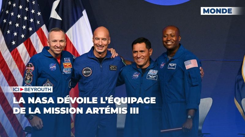 La Nasa dévoile l’équipage de la mission Artémis III