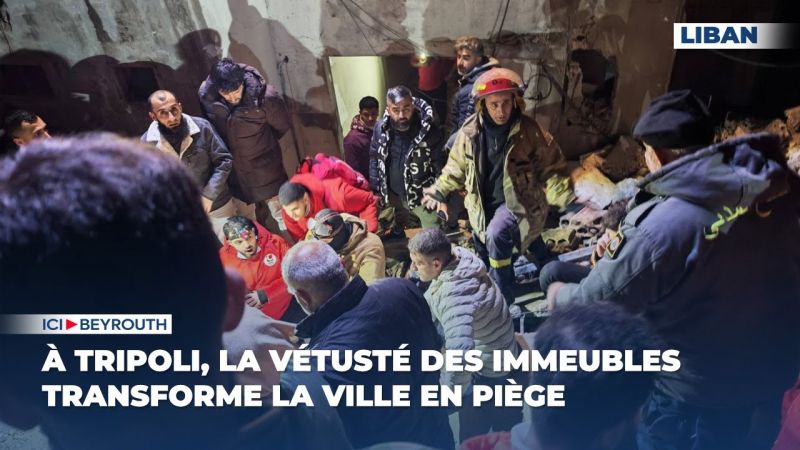 Effondrement d’un immeuble à Tripoli : deux morts