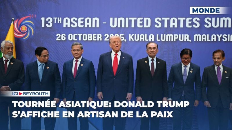 Tournée asiatique: Donald Trump s’affiche en artisan de la paix