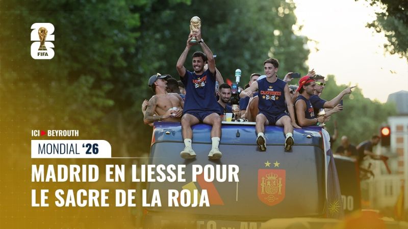Madrid en liesse pour le sacre de la Roja