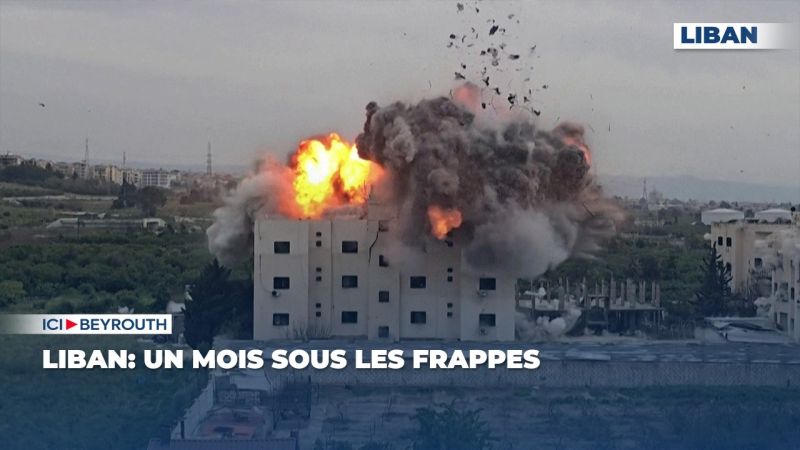 Liban: un mois sous les frappes