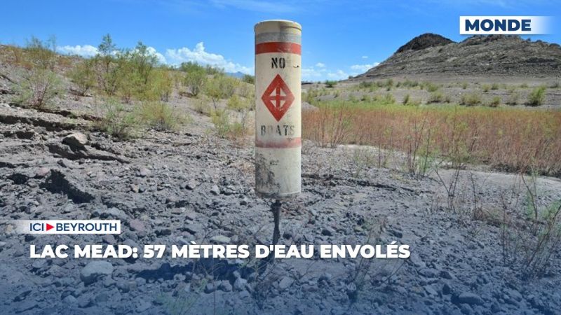 Lac Mead: 57 mètres d'eau envolés