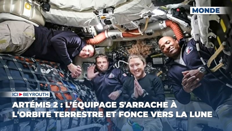 Artémis 2 : l’équipage s'arrache à l'orbite terrestre et fonce vers la Lune