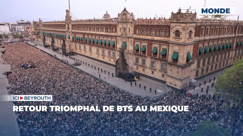 Retour triomphal de BTS au Mexique