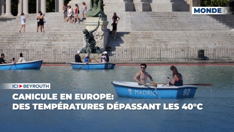 Canicule en Europe: des températures dépassant les 40 °C