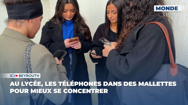 Au lycée, les téléphones dans des mallettes pour mieux se concentrer
