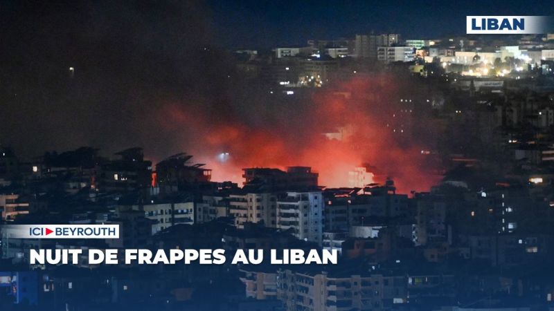 Nuit de frappes au Liban