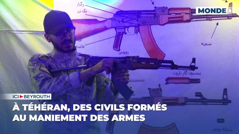À Téhéran, des civils formés au maniement des armes