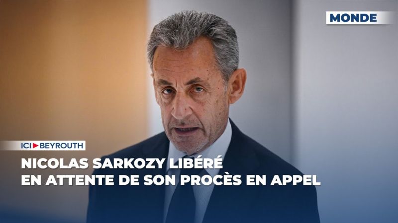 Nicolas Sarkozy libéré en attente de son procès en appel