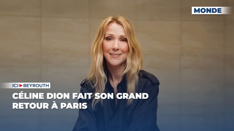 Céline Dion fait son grand retour à Paris