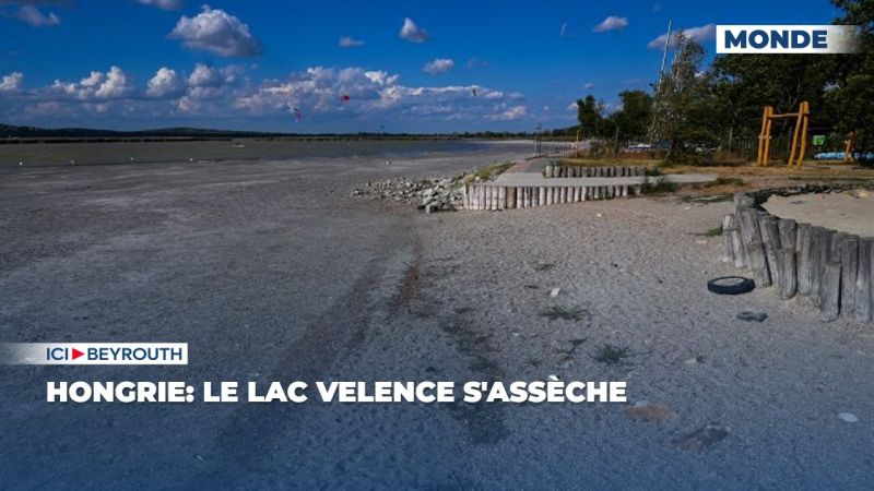 Hongrie: le lac Velence s'assèche