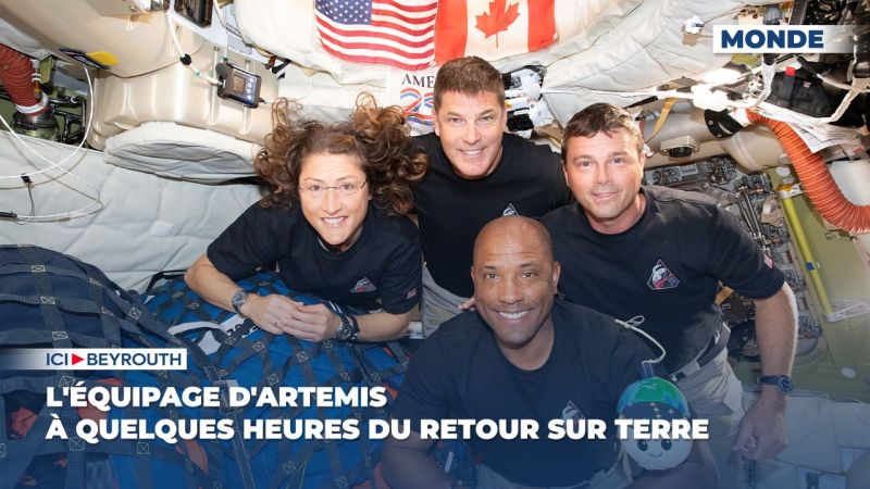 L'équipage d'Artemis à quelques heures du retour sur Terre