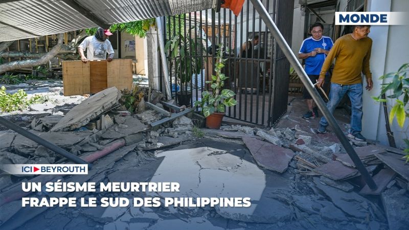 Un séisme meurtrier frappe le sud des Philippines